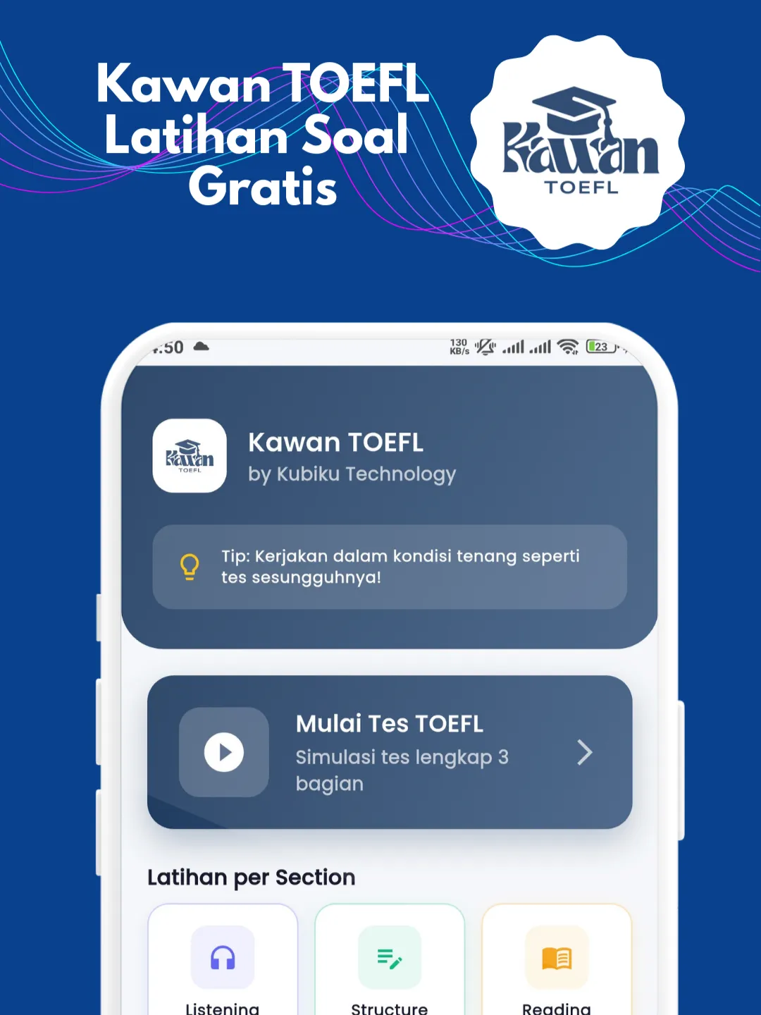 Kawan TOEFL Banner