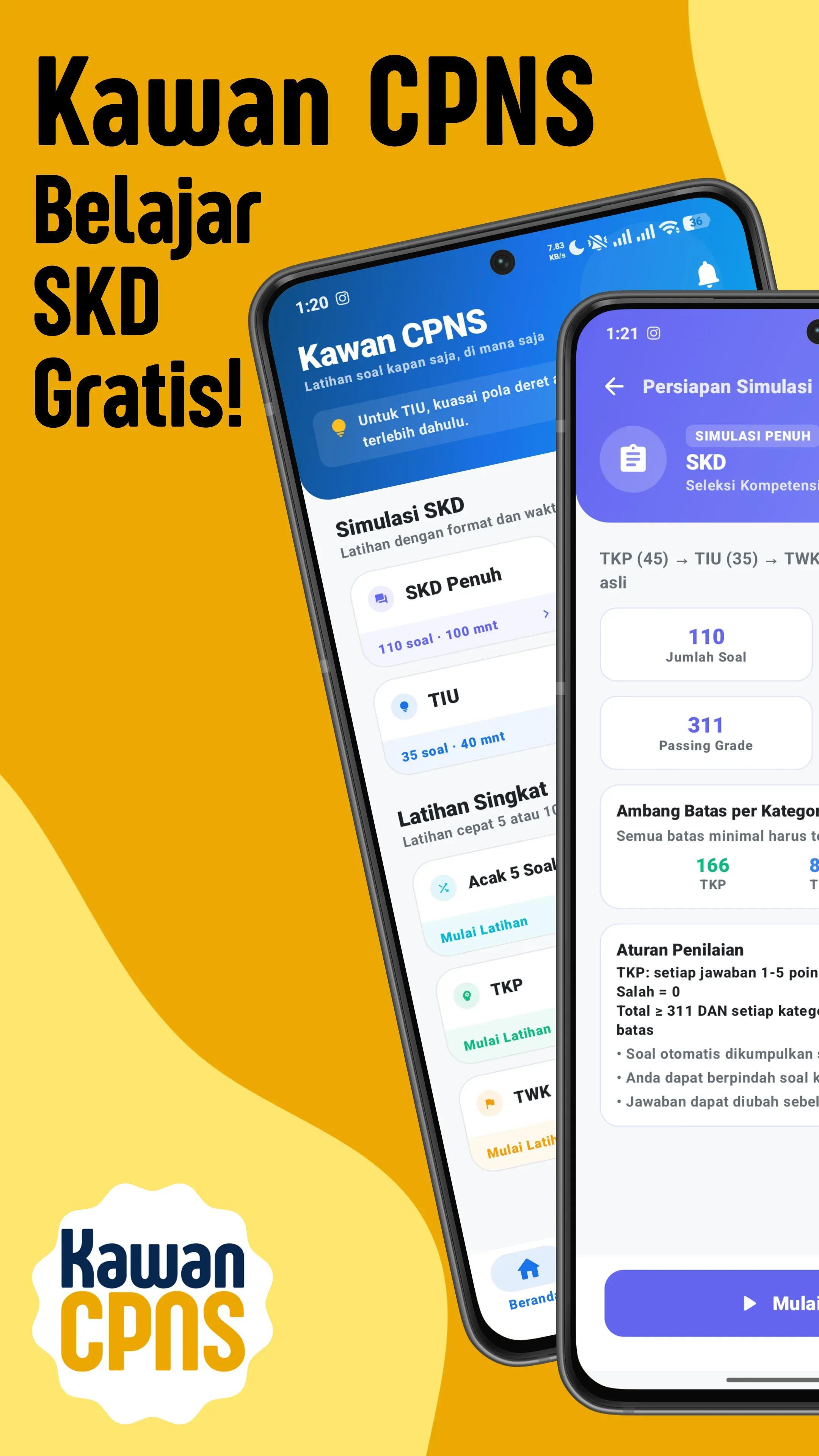 Preview aplikasi Kawan CPNS